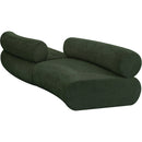 Meridian Bale Green Chenille Fabric Modular Sofa IMAGE 7