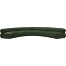 Meridian Bale Green Chenille Fabric Modular Sofa IMAGE 4