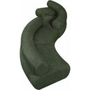 Meridian Bale Green Chenille Fabric Modular Sofa IMAGE 4