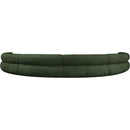 Meridian Bale Green Chenille Fabric Modular Sofa IMAGE 3