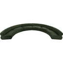 Meridian Bale Green Chenille Fabric Modular Sofa IMAGE 5