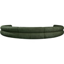 Meridian Bale Green Chenille Fabric Modular Sofa IMAGE 3