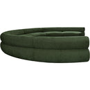 Meridian Bale Green Chenille Fabric Modular Sofa IMAGE 7