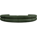 Meridian Bale Green Chenille Fabric Modular Sofa IMAGE 3