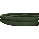 Meridian Bale Green Chenille Fabric Modular Sofa IMAGE 7