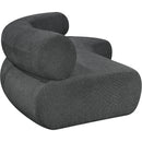 Meridian Bale Grey Chenille Fabric Modular Sofa IMAGE 7