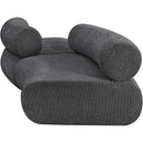 Meridian Bale Grey Chenille Fabric Modular Sofa IMAGE 5