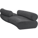 Meridian Bale Grey Chenille Fabric Modular Sofa IMAGE 7