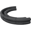 Meridian Bale Grey Chenille Fabric Modular Sofa IMAGE 6