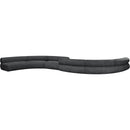 Meridian Bale Grey Chenille Fabric Modular Sofa IMAGE 3