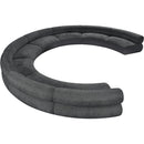 Meridian Bale Grey Chenille Fabric Modular Sofa IMAGE 6