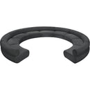 Meridian Bale Grey Chenille Fabric Modular Sofa IMAGE 5