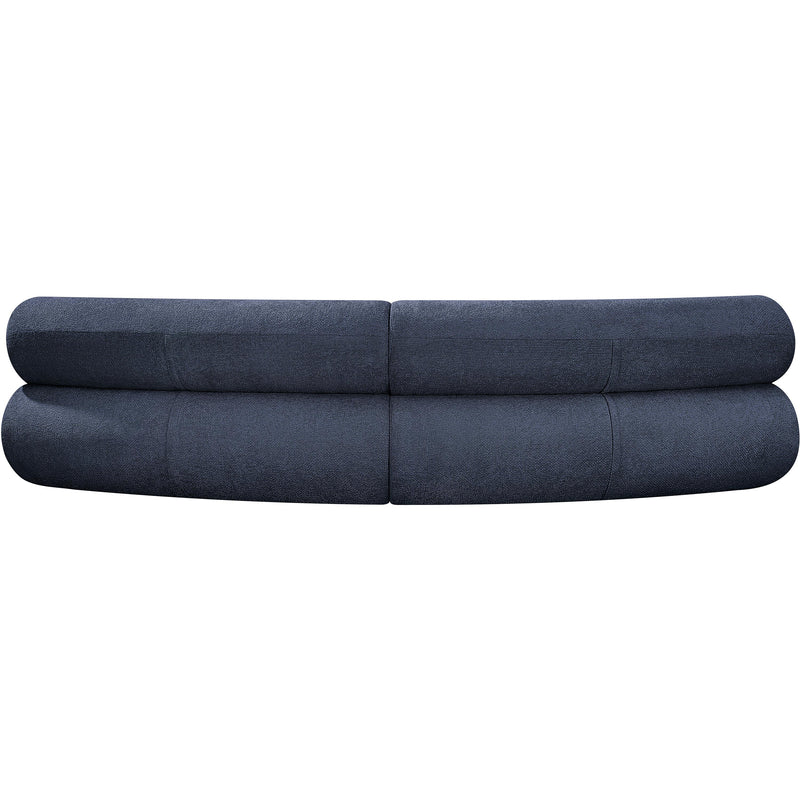 Meridian Bale Navy Chenille Fabric Modular Sofa IMAGE 3
