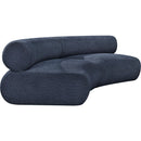 Meridian Bale Navy Chenille Fabric Modular Sofa IMAGE 6
