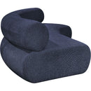 Meridian Bale Navy Chenille Fabric Modular Sofa IMAGE 7