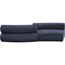 Meridian Bale Navy Chenille Fabric Modular Sofa IMAGE 3