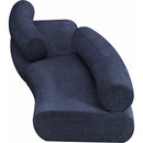 Meridian Bale Navy Chenille Fabric Modular Sofa IMAGE 6