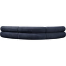 Meridian Bale Navy Chenille Fabric Modular Sofa IMAGE 3