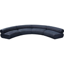 Meridian Bale Navy Chenille Fabric Modular Sofa IMAGE 5