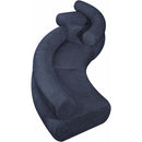 Meridian Bale Navy Chenille Fabric Modular Sofa IMAGE 4