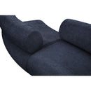 Meridian Bale Navy Chenille Fabric Modular Sofa IMAGE 6