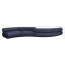 Meridian Bale Navy Chenille Fabric Modular Sofa IMAGE 9