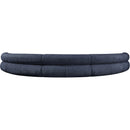 Meridian Bale Navy Chenille Fabric Modular Sofa IMAGE 3
