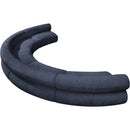 Meridian Bale Navy Chenille Fabric Modular Sofa IMAGE 6