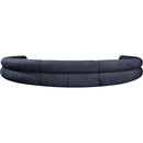 Meridian Bale Navy Chenille Fabric Modular Sofa IMAGE 3