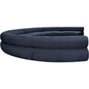 Meridian Bale Navy Chenille Fabric Modular Sofa IMAGE 7