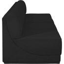 Meridian Ollie Black Boucle Fabric Modular Sofa IMAGE 6