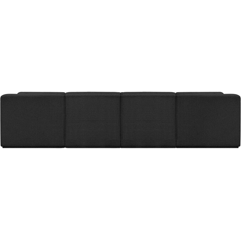 Meridian Ollie Black Boucle Fabric Modular Sofa IMAGE 3