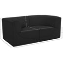 Meridian Ollie Black Boucle Fabric Modular Sofa IMAGE 10