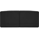 Meridian Ollie Black Boucle Fabric Modular Sofa IMAGE 3