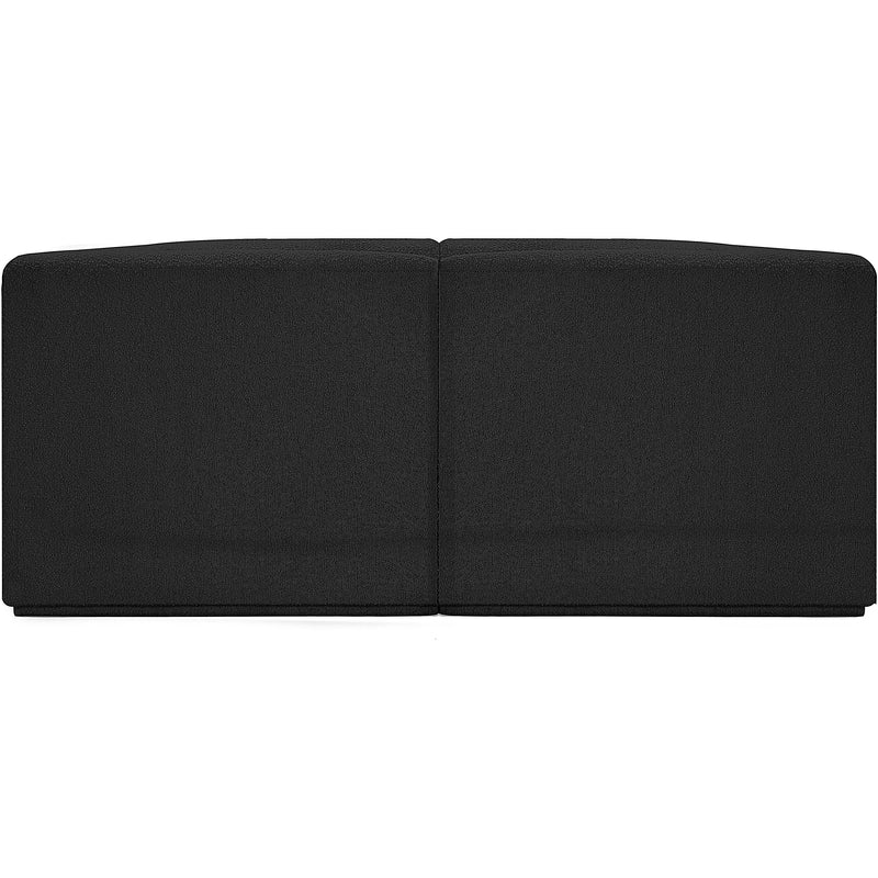 Meridian Ollie Black Boucle Fabric Modular Sofa IMAGE 3