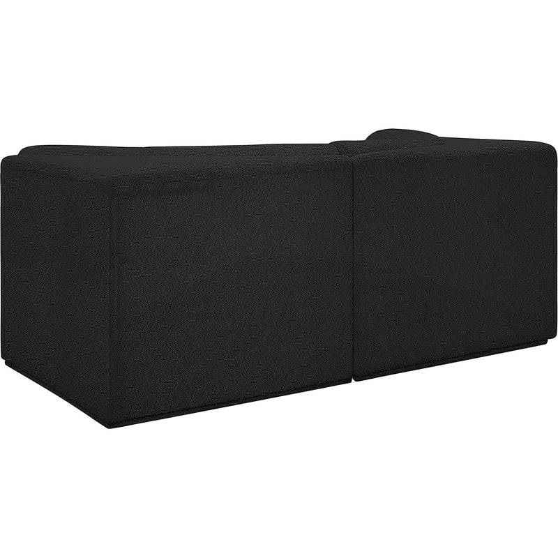 Meridian Ollie Black Boucle Fabric Modular Sofa IMAGE 4