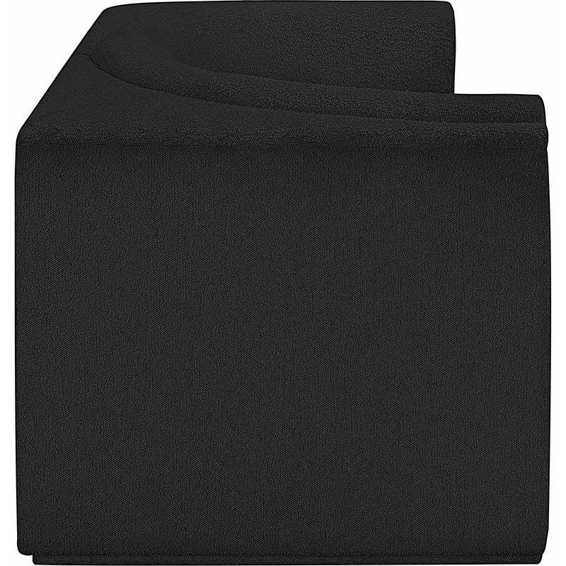 Meridian Ollie Black Boucle Fabric Modular Sofa IMAGE 7