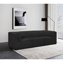Meridian Ollie Black Boucle Fabric Modular Sofa IMAGE 2