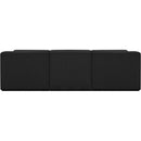 Meridian Ollie Black Boucle Fabric Modular Sofa IMAGE 3