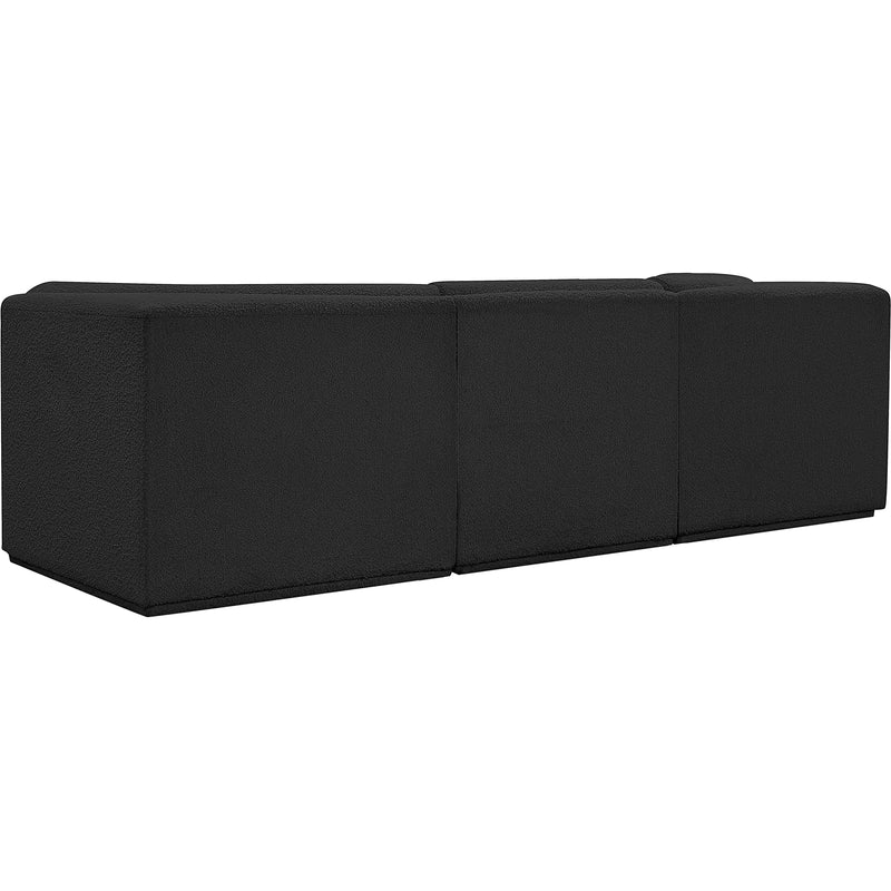 Meridian Ollie Black Boucle Fabric Modular Sofa IMAGE 4