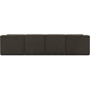 Meridian Ollie Brown Boucle Fabric Modular Sofa IMAGE 3