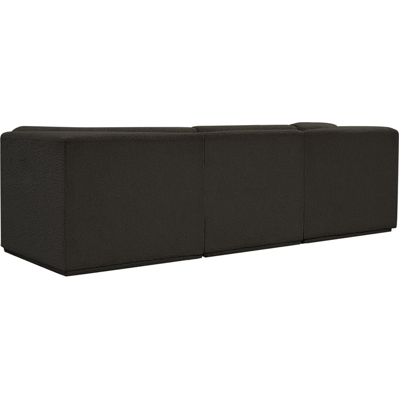 Meridian Ollie Brown Boucle Fabric Modular Sofa IMAGE 4