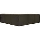 Meridian Ollie Brown Boucle Fabric Modular Sectional IMAGE 3