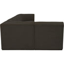 Meridian Ollie Brown Boucle Fabric Modular Sectional IMAGE 7