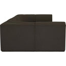 Meridian Ollie Brown Boucle Fabric Modular Sectional IMAGE 6