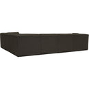 Meridian Ollie Brown Boucle Fabric Modular Sectional IMAGE 3