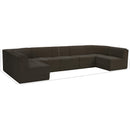Meridian Ollie Brown Boucle Fabric Modular Sectional IMAGE 13