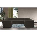 Meridian Ollie Brown Boucle Fabric Modular Sectional IMAGE 2