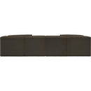 Meridian Ollie Brown Boucle Fabric Modular Sectional IMAGE 3