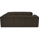 Meridian Ollie Brown Boucle Fabric Modular Sectional IMAGE 7